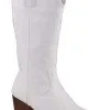 KARMAN, INC. Roper Women's Nettie Western Performance White Narrow Toe Boots