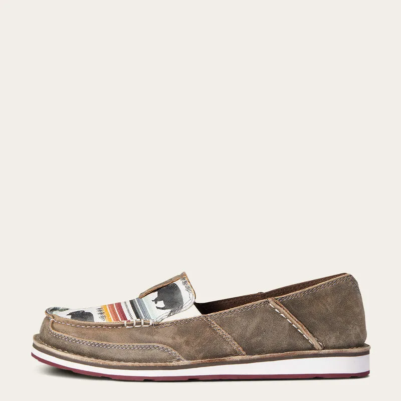 Ariat International Ariat Women's Natural Taupe/Buffalo Print Cruiser - Image 6