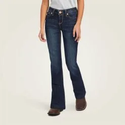 Ariat International Ariat Girl’s R.E.A.L Trouser Maggie Wide Leg Jean