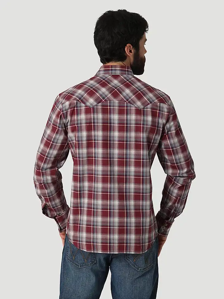 Wrangler Men's Retro Long Sleeve Plaid Shirt - Image 2
