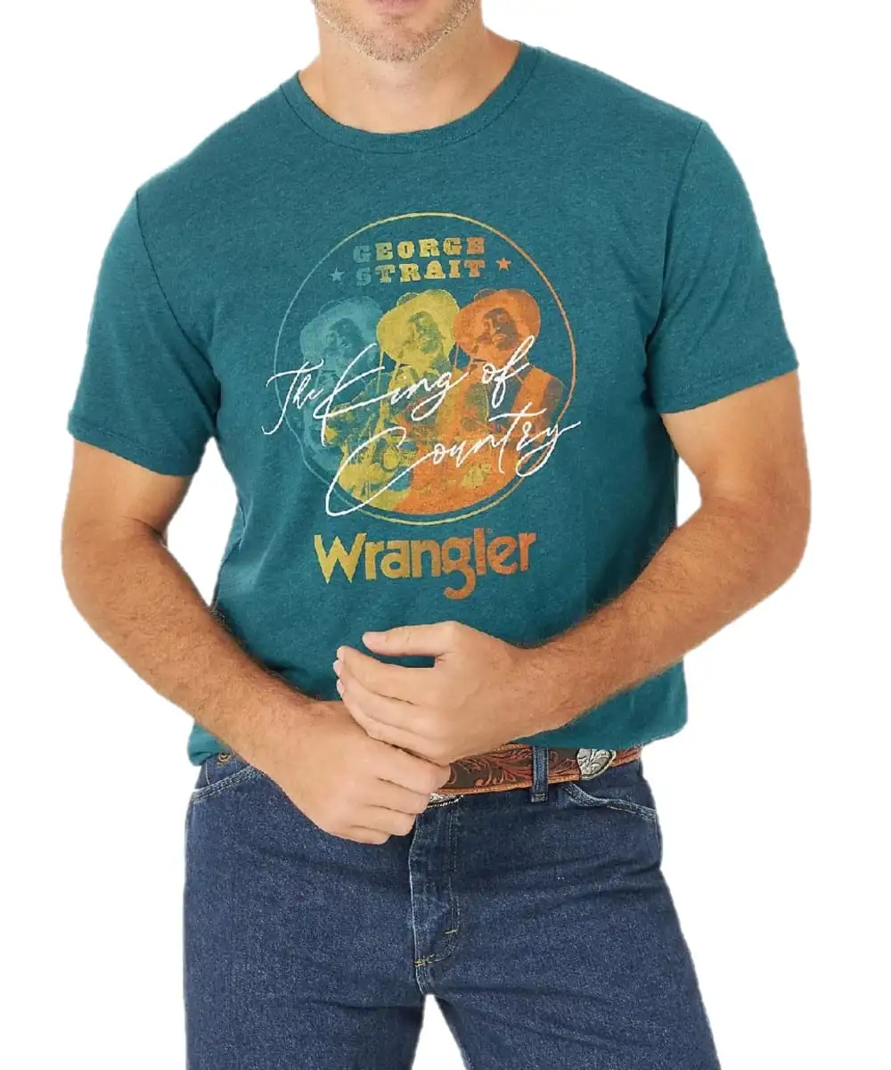 Wrangler Men's George Straight King Of Country Shirt