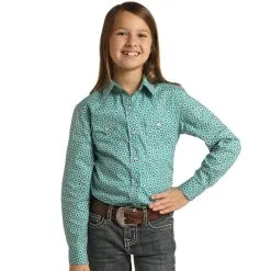 Panhandle Girls Rough Stock Snap Shirt