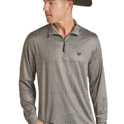 Men’s Panhandle LS Quarter Zip Pullover