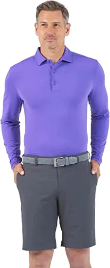 IBKUL Men's Long Sleeve Polo 95199