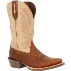 Mens Durango Golden Brown And Bone Boot