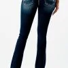 Grace In LA Women's Western Embroidery Jeans