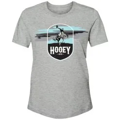 Hooey "Cheyenne Sunset" Grey W/Blue/White Logo T-Shirt