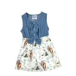 Shea Baby - Baby/Toddler Denim & Teepee Dress