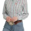 Miller International Cinch Women's Long Sleeve Print Shirt