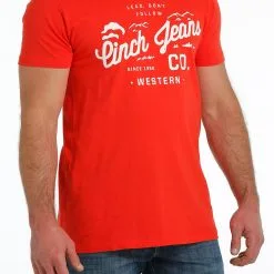 Miller International Cinch Men's "Lead, Don't Follow" Red T-Shirt
