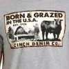 Miller International Cinch Men's "Born & Grazed In The USA" T-Shirt
