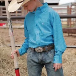 Miller International Cinch Boy's ArenaFlex Long Sleeve Shirt