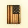 M&F Western Nocona Flag Tri-fold Leather Wallet