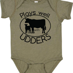 The Whole Herd "Plays Well With Udders" Onsie
