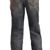 Rock And Roll Denim Rock & Roll Boy’s Relaxed Tapered Stretch Bootcut Jeans