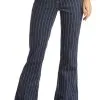 Rock And Roll Denim Women's Rock&Roll Dark Wash Stripe Trouser