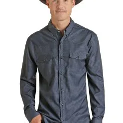 Rock And Roll Denim Rock & Roll Men’s Long Sleeve Tech Western Shirt