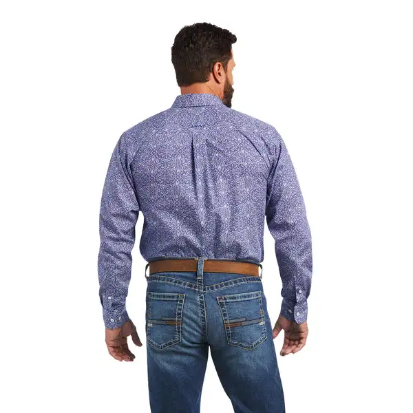Ariat International Ariat Men's Slater Venus Blue Shirt - Image 2