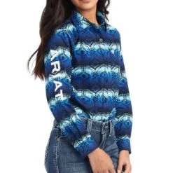 Ariat International Ariat Girl's Team Kirby Maison Print Shirt