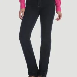 Wrangler Womens Riding Jean Q-Baby- Dark Dynasty