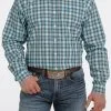 Men’s Cinch LS Plaid Shirt