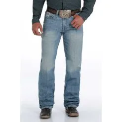 Miller International Cinch Men's White Label Jeans-Light Stone