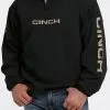 Cinch Men's Black Windbreaker Jacket