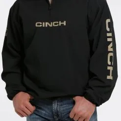 Cinch Men's Black Windbreaker Jacket