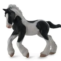 REEVES INTERNATIONAL Breyer Black & White Piebald Gypsy Foal No. 88770