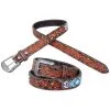 CIRCLE Y OF YOAKUM Mens Circle Y Beaded Belt 2011-BT