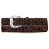 BRIGHTON Tony Lama Men's Chocolate Caiman Classic Belt