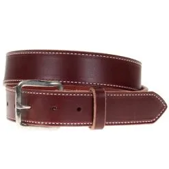 1C56 Men’s Texas Saddlery Burgundy Latigo Belt