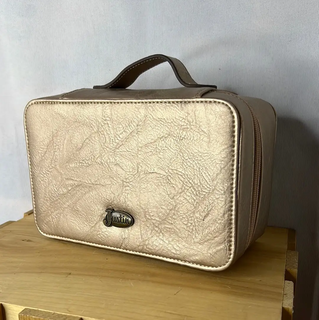 TRENDITIONS Justin Jewelry Case Blush Gold Metallic