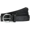BRIGHTON Justin Men's Black Classic Western Belt