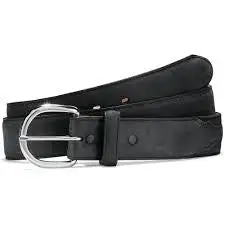 BRIGHTON Justin Men's Black Classic Western Belt