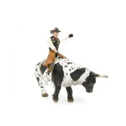 Little Buster Toys Little Buster Bucking Bull & Rider Black/White