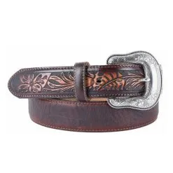 BRIGHTON Justin Men's Brown Montana Belt