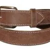 1C47 Men’s Texas Saddlery Brown Roughout Belt