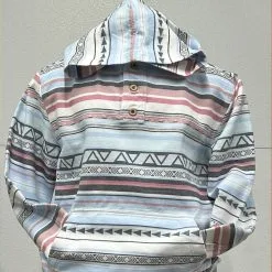 STS Ranchwear STS8111 Men's STS Hayden Blue Serape Hoodie