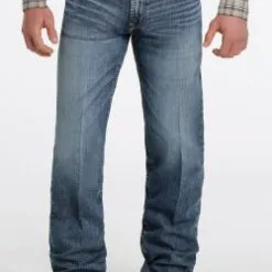 Miller International Cinch Men's White Label Medium Stonewash Jeans