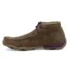 Women's Twisted X Bomber/Purple Driving Moc