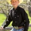 Miller Cinch Boy's Solid Twill Button Down Shirt