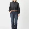 Cruel Denim Women's Chambray Billow Sleeve Shirt