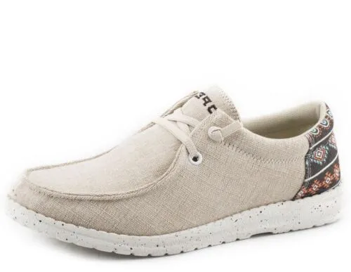 KARMAN, INC. Roper Men's Hang Loose Southwestern Heel Logo Casual Lace-up Chukka Shoe