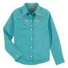 Wrangler Girl's Western Snap LS Shirt