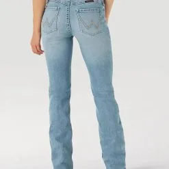 Wrangler Women's Willow Riding Jean-Light Wash